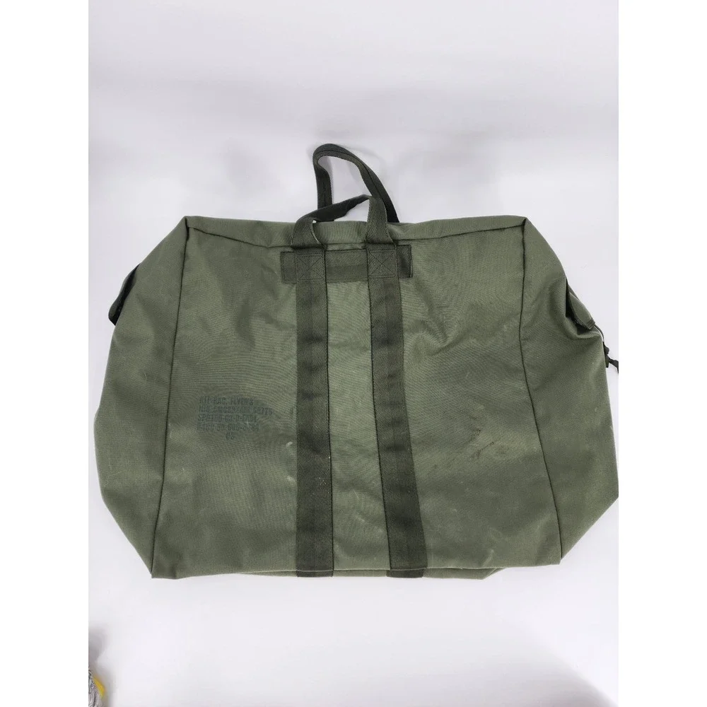 US Military Kit Bag Flyers Olive Drab Canvas Duffel AviatorGear 8460-00-606-8366